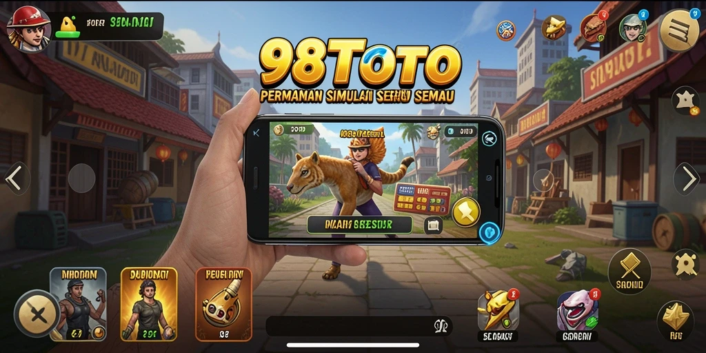 Tampilan gameplay menarik dalam 98TOTO yang memukau.