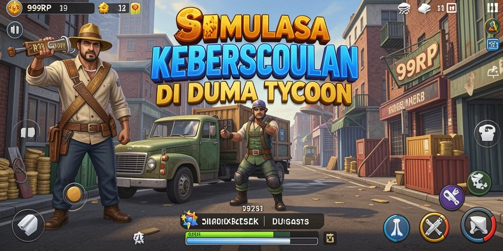 Screenshot gameplay 99RP menampilkan simulasi manajemen bisnis yang menarik.