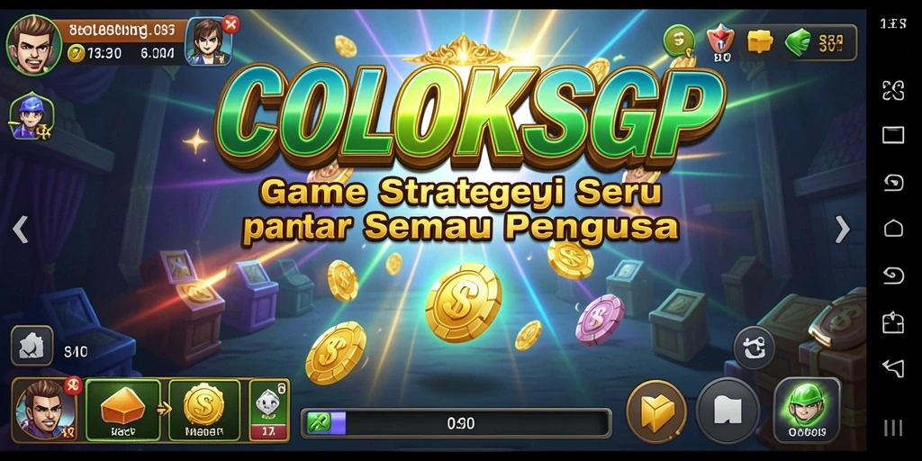 Tampilan gameplay COLOKSGP yang mengasyikkan dan penuh strategi.