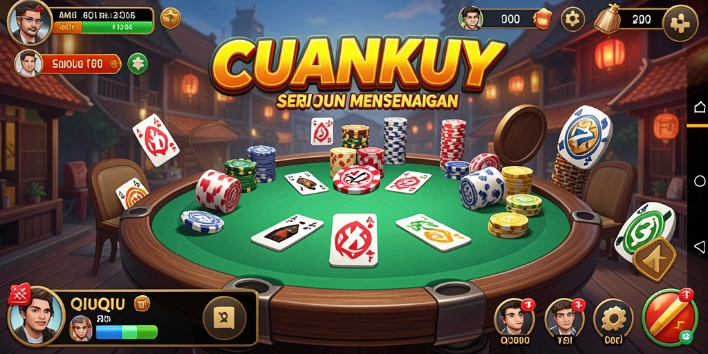 Screenshot gameplay QiuQiu dari CUANKUY yang seru dan menarik.