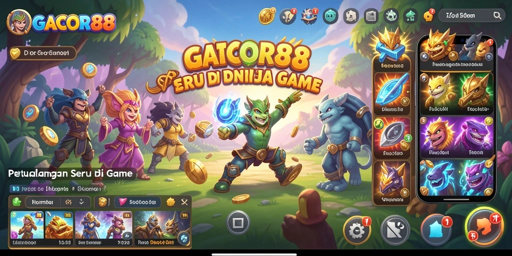 Gameplay petualangan yang menegangkan dan menarik.