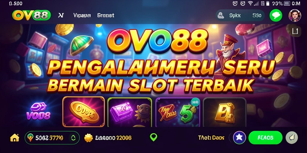 Tampilan gameplay seru OVO88 dengan slot yang menarik.