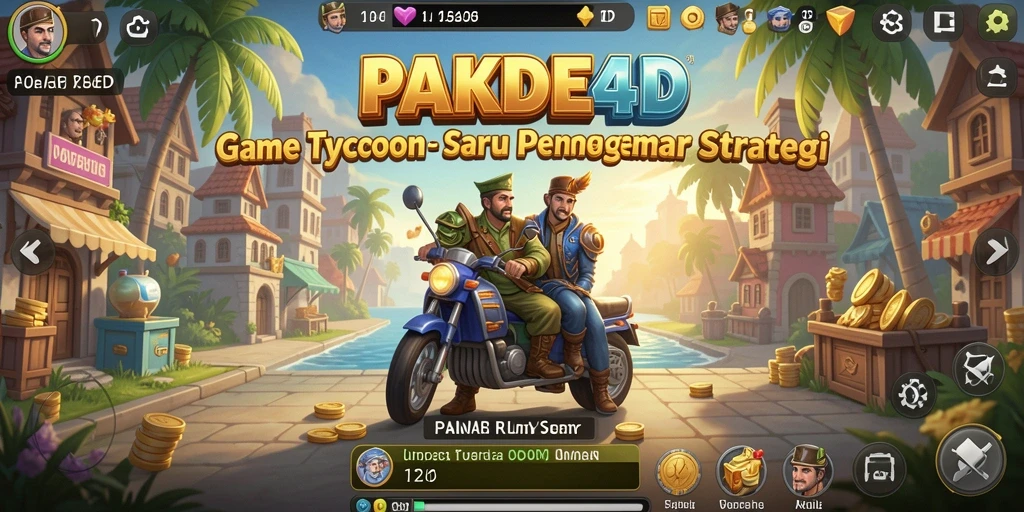 Tampilan gameplay PAKDE4D yang menarik dan penuh tantangan di dunia Tycoon.