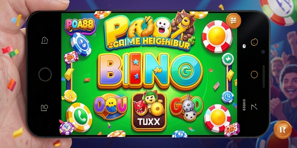 Screenshot gameplay POA88 yang menampilkan keseruan bermain bingo.
